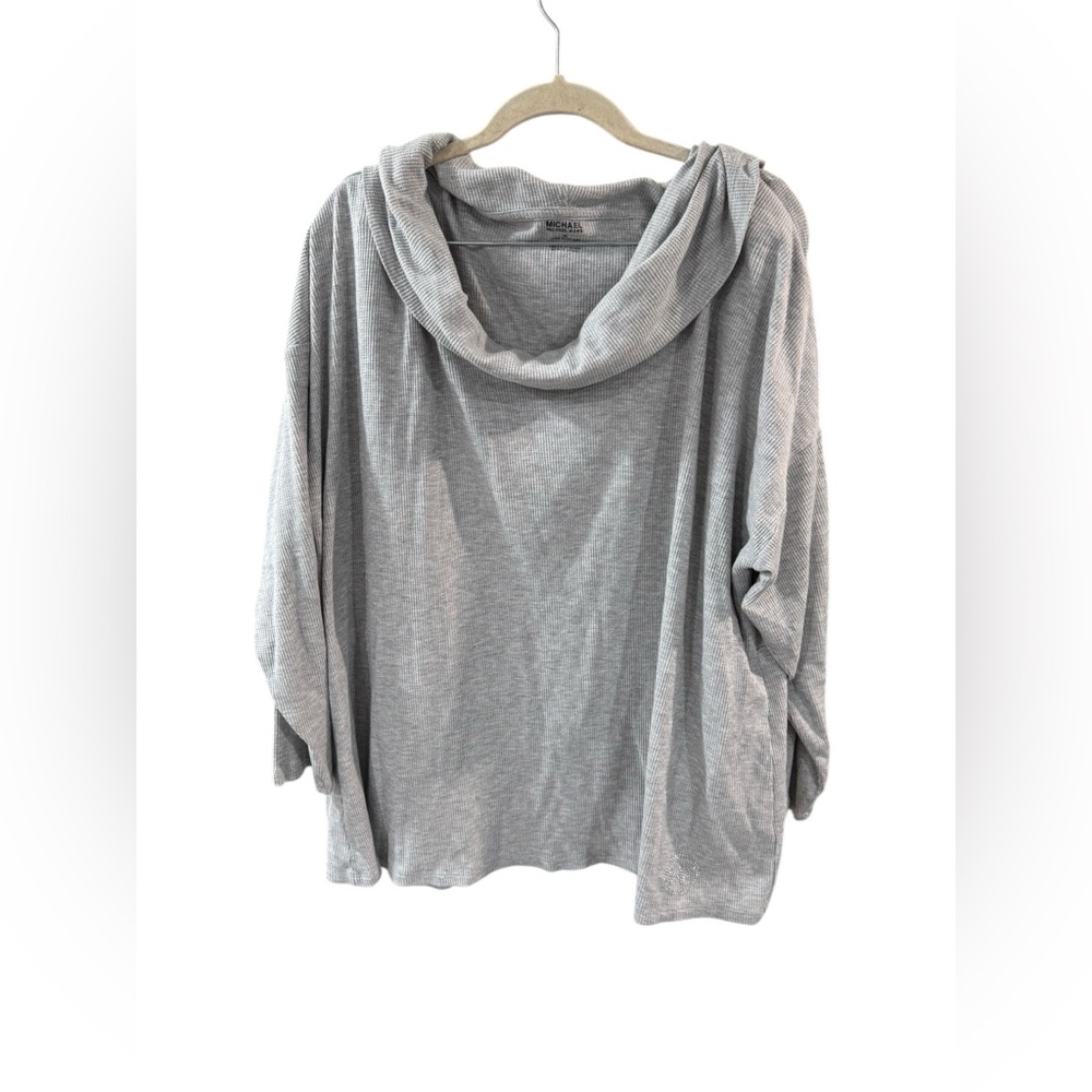 Michael‎ Kors Light Gray Cowl Neck Sweater